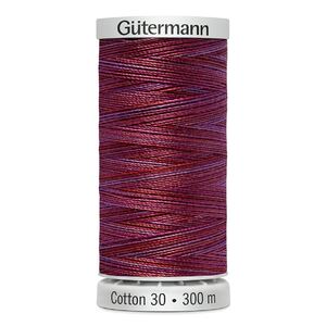 Gutermann Sulky Cotton 30, #4067 VARIEGATED ROSE 300m Embroidery, Quilting Thread