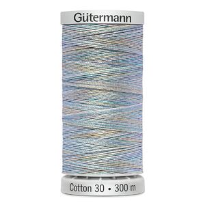 Gutermann Cotton 30 #4069 VARIEGATED SKY 300m Embroidery &amp; Quilting Thread