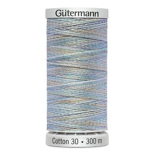 Gutermann Cotton 30 #4069 VARIEGATED SKY 300m Embroidery &amp; Quilting Thread