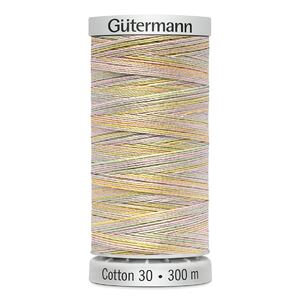 Gutermann Cotton 30 #4102 VARIEGATED ICE MIX 300m Embroidery &amp; Quilting Thread