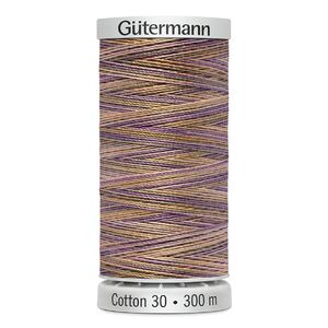 Gutermann Cotton 30 #4103 VARIEGATED MAUVE BEIGE MIX 300m Embroidery &amp; Quilting Thread