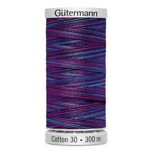 Gutermann Cotton 30 #4111 VARIEGATED 300m Embroidery &amp; Quilting Thread