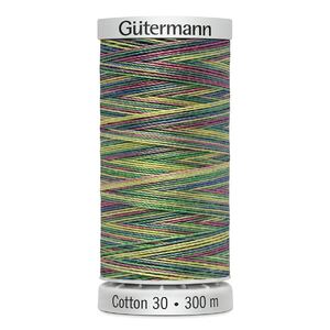 Gutermann Cotton 30 #4115 VARIEGATED MULTICOLOUR 300m Embroidery &amp; Quilting Thread