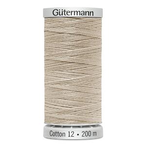 Gutermann Cotton 12 #1082 ECRU 200m Spool Embroidery &amp; Quilting Thread