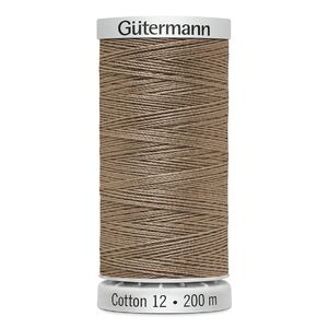 Gutermann Cotton 12 #1128 LIGHT MOCHA 200m Embroidery &amp; Quilting Thread