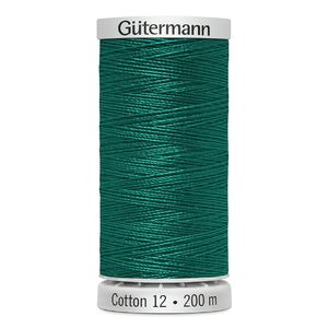 Gutermann Sulky Cotton 12, #1230 DARK SEA GREEN, 200m Embroidery Thread