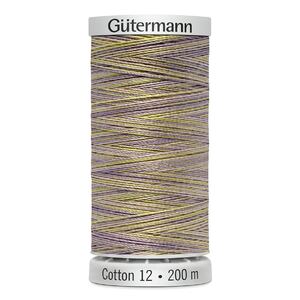 Gutermann Cotton 12 #4024 VARIEGATED 200m Spool Embroidery &amp; Quilting Thread