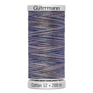 Gutermann Cotton 12 #4031 VARIEGATED 200m Spool Embroidery &amp; Quilting Thread