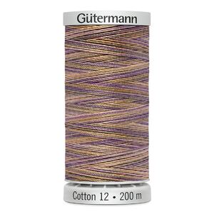 Gutermann Cotton 12 #4103 VARIEGATED 200m Spool Embroidery &amp; Quilting Thread