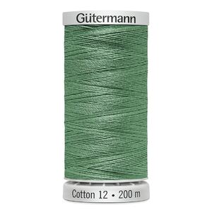 Gutermann Cotton 12 #580 CELADON GREEN 200m Embroidery &amp; Quilting Thread