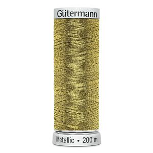 Gutermann, #7004 GOLD Metallic Machine Embroidery Thread, 200m
