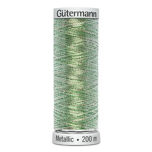 Gutermann Metallic Machine Embroidery Thread, 200m, Colour 7025