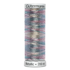 Gutermann Metallic #7026 MULTICOLOUR, 200m Machine Embroidery Thread