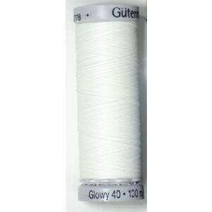 Gutermann Glowy 40 Thread 100M #8 Luminescent White