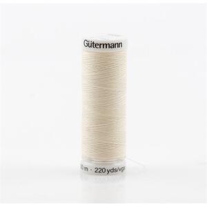 Gutermann Sew-All Thread #1 IVORY, 200m Spool, 100% Polyester