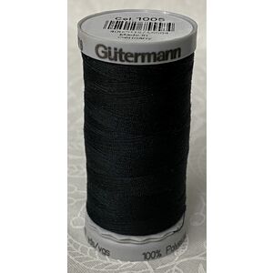 Gutermann Bobbin Thread BLACK (1005) 500m Spool, Art. 709832