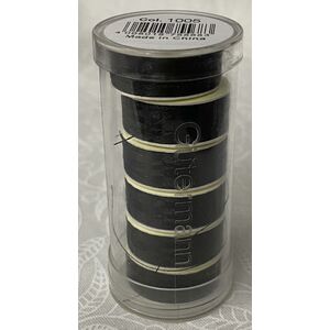 Gutermann Pre-Wound Bobbin Thread BLACK (1005) 120m Bobbins, 6 Pack, Art. 709867
