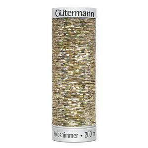 Gutermann Holoshimmer Metal-Effect Embroidery Thread 200m Spool #6008