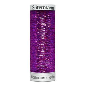Gutermann Holoshimmer Metal-Effect Embroidery Thread 200m Spool Colour 6050