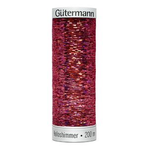 Gutermann Holoshimmer Metal-Effect Embroidery Thread 200m Spool Colour 6054