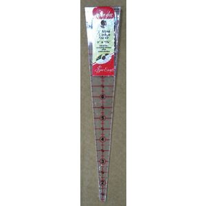 Sew Easy Triangle 9 Degree Wedge, 9&quot; Mini Wedge Ruler, 9&quot; x 1 5/8&quot;