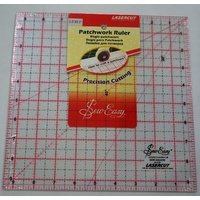 Sew Easy Patchwork Ruler 9.5&quot; x 9.5&quot; Square, For Craft, Quilting &amp; Patchwork