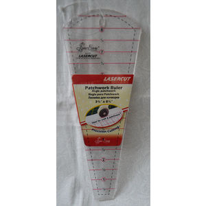Sew Easy Dresden Plate Ruler 3 3/8" x 8 3/4", Patchwork & Quilting Ruler
