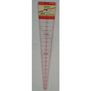 Sew Easy Patchwork Ruler, 10 Degree Wedge, 22.5&quot; x 5&quot;