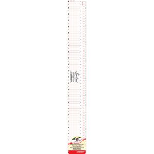 Sew Easy Designer Ruler, 24&quot; x 3&quot;, Imperial and Metric