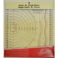 Sew Easy Circle N Slash Ruler, Cut Circles From 5 to 23cm, Curve Slash Marking