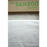 Sew Easy 100% Natural Bamboo Batting with Scrim*, 254cm (100") Wide, Per Metre 