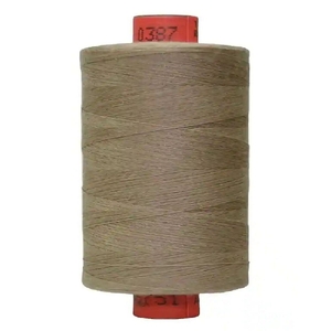 Rasant 75 Thread, #0387 MEDIUM BEIGE BROWN, 1000m, Core Spun Polyester Cotton Thread