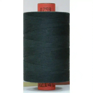 Rasant 75 Thread, #0759 V DK BLUE GREEN, 1000m, Core Spun Polyester Cotton Thread