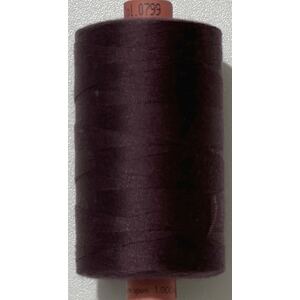 Rasant 75 Thread, #0799 VERY DARK WINE 1000m, Core Spun Polyester Cotton Thread