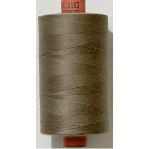 Rasant 75 Thread, #1183 DARK BEIGE GREY 1000m, Core Spun Polyester Cotton Thread