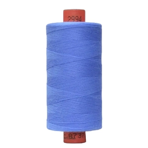 Rasant 75 Thread, #2994 DARK CORNFLOWER BLUE, 1000m, Core Spun Polyester Cotton Thread