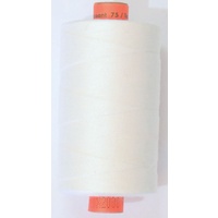 Rasant 75 Thread #X2000 WHITE, 1000m, Core Spun Polyester Cotton Thread