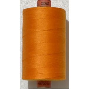 Rasant 75 Thread, #X2260 ORANGE 1000m, Core Spun Polyester Cotton Thread