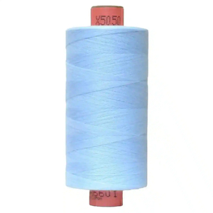 Rasant 75 Thread, #X5050 SKY BLUE, 1000m, Core Spun Polyester Cotton Thread