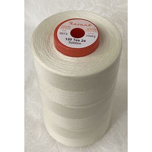 Rasant 120 Core Spun Polyester Cotton Thread 5000m Colour 0573 IVORY (0570)