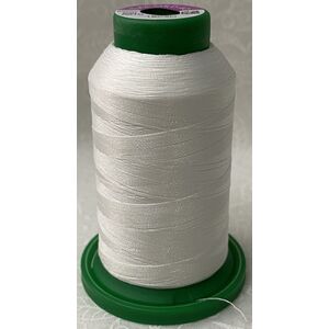 ISACORD 40, #0010 SILKY WHITE, 1000m Machine Embroidery, Sewing Thread