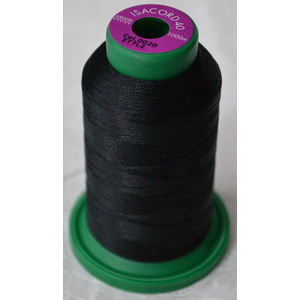 ISACORD 40, #0020 BLACK, 1000m Machine Embroidery, Sewing Thread