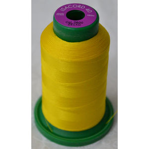 ISACORD 40 #0600 Yellow 1000m Machine Embroidery Sewing Thread