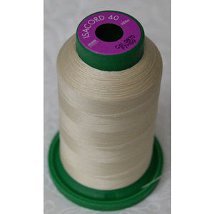 ISACORD 40 #0870 CREAM 1000m Machine Embroidery Sewing Thread