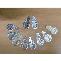 10 x Generic Aluminium &amp; Wire Needle Threaders