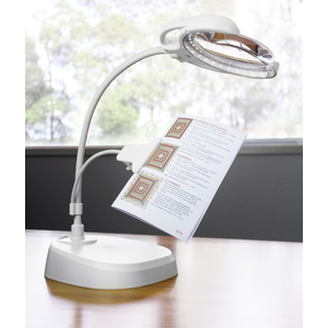 Triumph LED Rechargeable Lamp With Magnifier & Clip Arm (SEE NOTES)