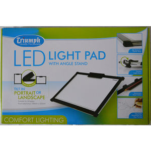 Triumph Led Light Pad A4 White 230mm x 320mm, With Angle Stand