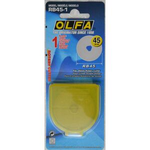OLFA 45mm Rotary Cutter Blade, RB45-1, For 45mm Rotary Cutters