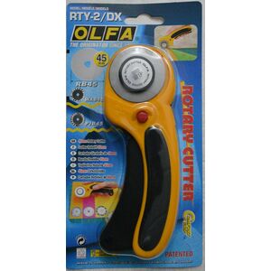 Olfa 45mm Rotary Ergonomic Cutter, Model RTY-2/DX
