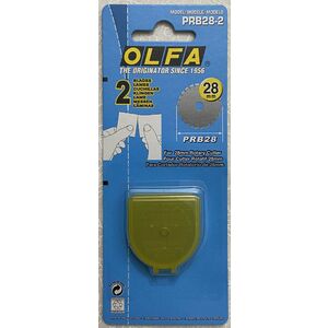 Olfa 28mm Rotary Cutter Perforation BLADES, Model PRB28-2, Pack of 2